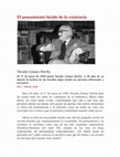 Research paper thumbnail of El pensamiento lúcido de la existencia