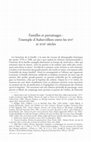 Research paper thumbnail of Camille Berteau, Vincent Gourdon,Isabelle Robin, « Familles et parrainage : l’exemple d’Aubervilliers entre XVI et XVIIe siècle »