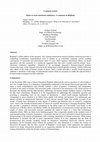 Research paper thumbnail of Music as socio-affective confluential communication? A response to Graham 'a commentary on Bispham (2006).