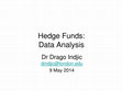 Research paper thumbnail of Lecture on Hedge fund data - E416 Hedge Funds