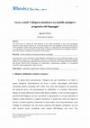 Research paper thumbnail of Ignazio Putzu, Locus a simili: l'allegoria metaforica tra modelli analogici e pragmatica del linguaggio