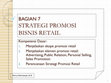 Research paper thumbnail of STRATEGI PROMOSI BISNIS RETAIL