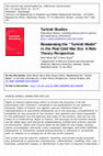 Research paper thumbnail of Emel Parlar Dal & Emre Erşen, “Reassessing the ‘Turkish Model’ in the Post-Cold War Era: A Role Theory Perspective ,” Turkish Studies, Volume 15, N.2, June 2014 