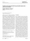 Research paper thumbnail of Synthesis at the nanoscale of ZnO into poly(methyl methacrylate) and its characterization