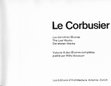 Research paper thumbnail of Le Corbusier Complet Works