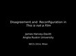 Research paper thumbnail of Disagreement and Reconfiguration in 'This is Not a Film'