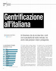 Research paper thumbnail of Mark Up (Gruppo Sole 24 Ore), "Gentrificazione all'italiana" (INTERVISTA), giugno 2014.