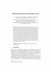 Research paper thumbnail of Designing Information for Mediated Reality Systems