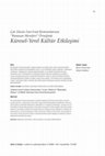 Research paper thumbnail of Çok Uluslu Fast-Food Restoranlarının "Ramazan Menüleri" Örneğinde Küresel-Yerel Kültür Etkileşimi (Global-Local Culture Interaction: A Case Study of "Ramadan Menus" of Multi National Fast-Food Restaurants)