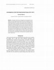 Research paper thumbnail of Investigations of the Felix Experimental Group: 2010-2013