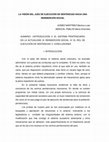 Research paper thumbnail of LA VISIÓN DEL JUEZ DE EJECUCIÓN DE SENTENCIAS HACIA UNA REINSERCIÓN SOCIAL