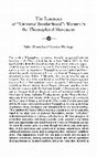 Research paper thumbnail of Robert Ellwood and Catherine Wessinger. "The Feminism of 'Universal Brotherhood': Women in the Theosophical Movement." In Women's Leadership in Marginal Religions: Explorations outside the Mainstream, ed. Catherine Wessinger, 68-87. Urbana: University of Illinois Press, 1993.