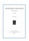 Research paper thumbnail of Filologia dell'infinitamente piccolo