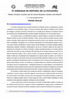 Research paper thumbnail of CONVOCATORIA:  MESA 14 "Agua, sociedad y paisaje en la Patagonia: temas, problemas y casos en la Argentina y Chile durante los siglos XIX y XX". Coordinadores: Dr. Fernando Williams (HITEPAC – FAU – UNLP)  / Dr. Rodrigo Booth (FAU – UCHILE) 