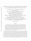 Research paper thumbnail of Formation of soliton trains in Bose-Einstein condensates as a nonlinear Fresnel diffraction of matter waves