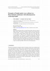 Research paper thumbnail of Dynamics of bright matter-wave solitons in a Bose Einstein condensate with inhomogeneous scattering length