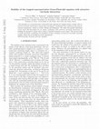 Research paper thumbnail of Stability of the trapped nonconservative Gross-Pitaevskii equation with attractive two-body interaction