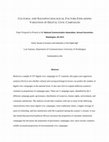 Research paper thumbnail of Cultural and Sociopsychological Factors in Digital Civic Campaigns, National Communication Association, Annual Convention, Washington, DC 2013 Panel “Issues of Inclusion and Interaction in the Digital Age” 