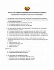 Research paper thumbnail of INSTITUTO DE FORMAÇÃO EM ADMINISTRAÇÃO PÚBLICA E AUTÁRQUICA