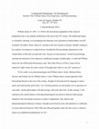 Research paper thumbnail of William James, Pure Experience, and Phenomenology