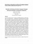 Research paper thumbnail of Simulation and Gaming as the future’s language of language learning and acquisition of professional competences