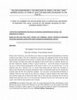 Research paper thumbnail of SHAKESPEARE'S A FAMOUS COMEDY,THE MERCHANT OF VENICE CAPTIVATED MY MIND  'WHO IS THE REAL MERCHANT TO THE  PLAY':RESPECT ALL VIEWS - CRITICISMS, MY WAY OF UNDERSTANDING METAPHOR OF THE PLAY BEGINS IN A TEMPEST TOO - SO CALM-FURY, 'SO WINTRY, SO SPRING'- !