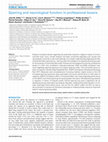 Research paper thumbnail of  Sparring and neurological function in professional boxers