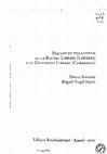 Research paper thumbnail of Pliegos de villancicos en la British Library de Londres y en la University Library de Cambridge (Kassel, 2001) [with A. Torrente]