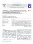 Research paper thumbnail of The optimization of biomass and lipid yields of Chlorella sorokiniana when using wastewater supplemented with different nitrogen sources