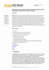 Research paper thumbnail of Intercultural Communication Online: Conversation Analysis and the investigation of Asynchronous Written Discourse