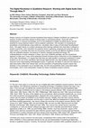 Research paper thumbnail of The digital revolution in qualitative research: Working with digital audio data through Atlas. ti