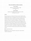 Research paper thumbnail of The crisis of identity in modern economics