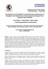 Research paper thumbnail of Development and Validation for Simultaneous Estimation of Sitagliptin and Metformin in Pharmaceutical Dosage Form using RP-HPLC Method A.S.K.Sankar*, Suraj Sythana, Aakula Jhansi, P.Shanmugasundharam and M.Sumithra