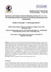 Research paper thumbnail of Synthesis and Calcium Channel Blocking Activity of 1, 2, 3, 4,- Tetrahydropyrimidine Derivatives Containing Carbamates and Carbamides Sandip S. Kshirsagar, P. Shanmugasundaram,