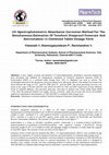 Research paper thumbnail of UV-Spectrophotometric Absorbance Corection Method For The Simultaneous Estimation Of Tenofovir Disoproxil Fumerate And Emtricitabine In Combined Tablet Dosage Form Viswanath V, Shanmugasundaram P*, Ravichandiran V.