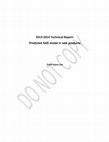 Research paper thumbnail of SAS Technical report