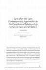 Research paper thumbnail of Special Issue on "Law and Violence", Guest Editor