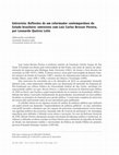 Research paper thumbnail of Artigo Revista de Administração Pública (RAP - FGV/EBAPE) - Entrevista com Luiz Carlos Bresser Pereira: Reflexões de um reformador contemporâneo do Estado brasileiro. Por Leonardo Queiroz Leite