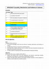 Research paper thumbnail of Masters: Causality, Mechanism and Evidence in Science