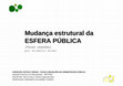 Research paper thumbnail of MUDANÇA ESTRUTURAL DA ESFERA PÚBLICA - Palestra (STRUCTURAL CHANGE OF PUBLIC SPHERE - Lecture)