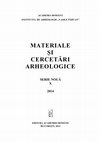 Research paper thumbnail of ANAXANDROS, Materiale și Cercetări arheologice X, 2014: Centenar Histria