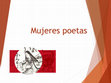 Research paper thumbnail of Mujeres poetas