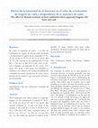 Research paper thumbnail of EFECTO DEL CONTENIDO DE HUMEDAD DE 0 % (p/p) ,10 % (p/p), 20 % (p/p) y 30 % (p/p) EN EL CALOR DE COMBUSITION DE RESIDUOS POSCOSECHA DE CAÑA PANELERA Y MAIZ  EN LA PRODUCCION DE PANELA