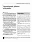 Research paper thumbnail of Aguas residuales generadas en hospitales