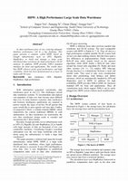 Research paper thumbnail of HDW: A High Performance Large Scale Data Warehouse