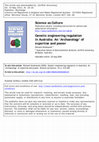 Research paper thumbnail of Hindmarsh, R. 2005. Genetic engineering regulation in Australia: An ‘archaeology’ of expertise and power, Science as Culture, 14(4): 373-392.