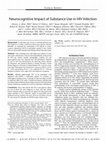 Research paper thumbnail of Neurocognitive impact of substance use in HIV infection