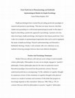 Research paper thumbnail of From Positivism to Phenomenology and Kabbalah: Epistemological Models for Depth Psychology