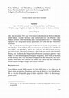 Research paper thumbnail of Vater Stilijan – ein Mönch aus Backovo: Seine Persönlichkeit und seine Bedeutung für die bulgarisch-orthodoxe Gesangspraxis