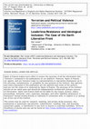 Research paper thumbnail of Leaderless Resistance and Ideological Inclusion: The Case of the Earth Liberation Front